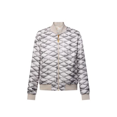 lv reflective jacket price|Reversible 3D Malletage Bomber Jacke.